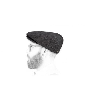 gorra negra lino Brixton Hooligan black linen